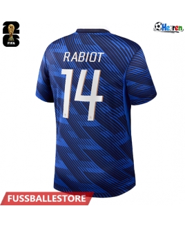 Günstige Frankreich Adrien Rabiot #14 Heimtrikot WM 2026 Kurzarm